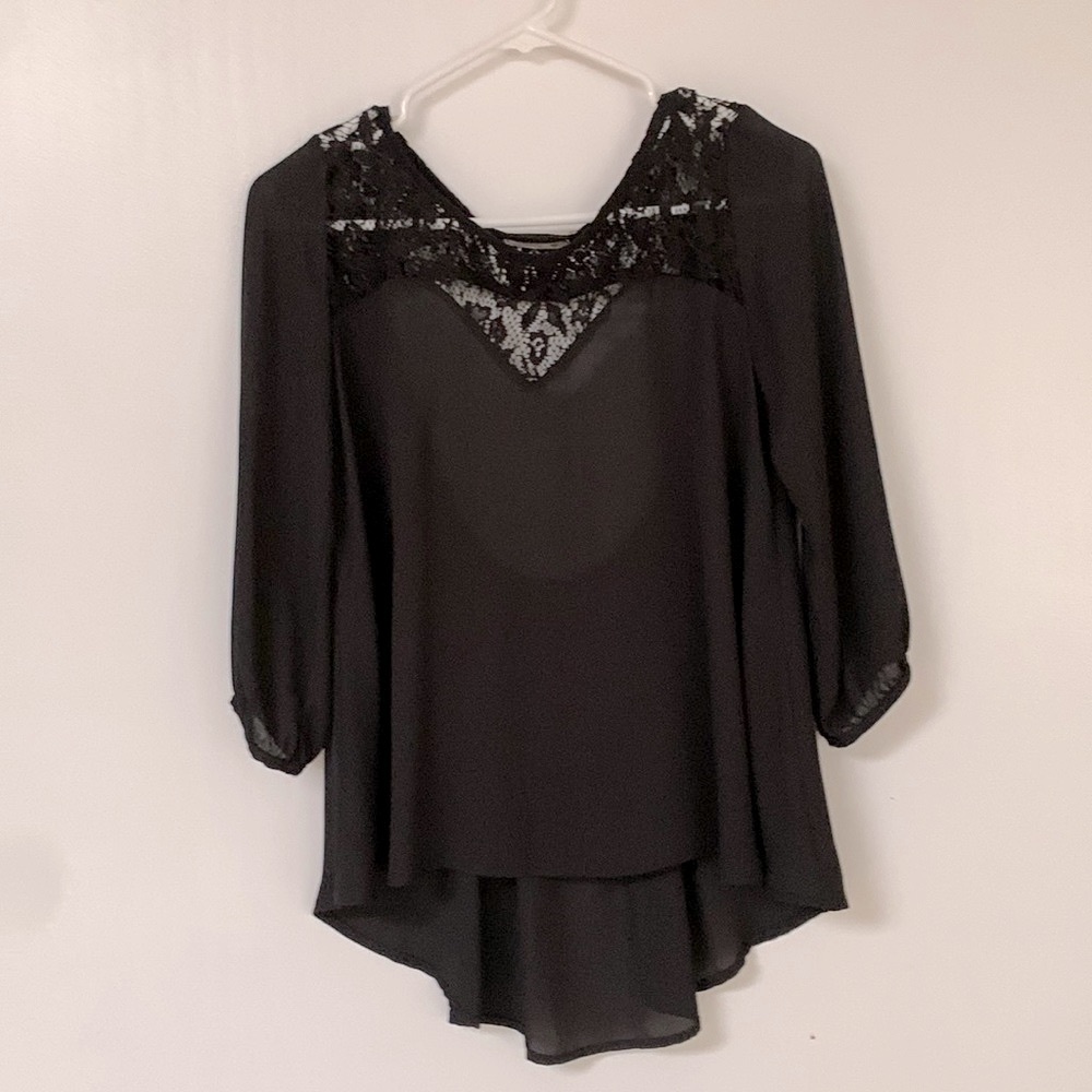 Soprano Lace Top Black